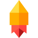 rocket badge